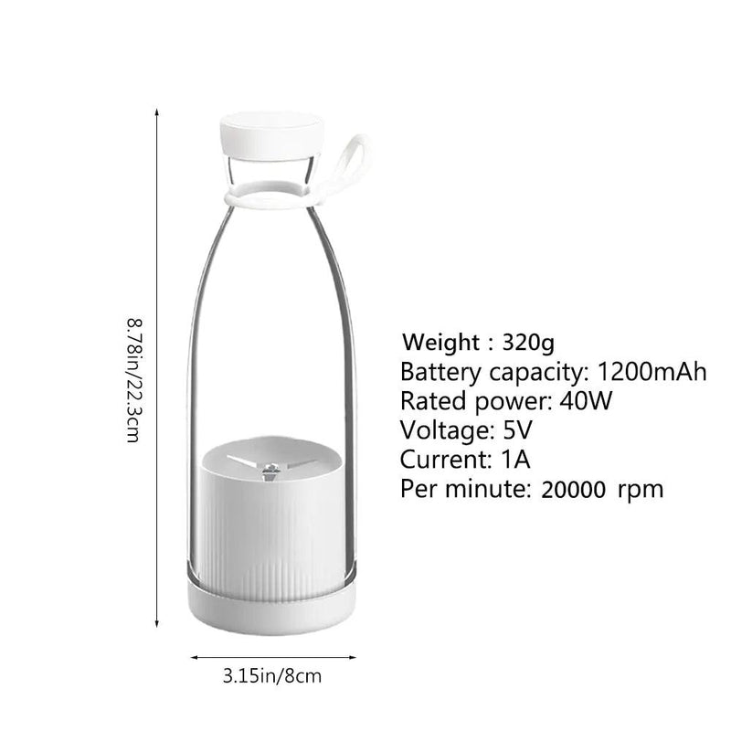 Portable USB Rechargeable Electric Juicer