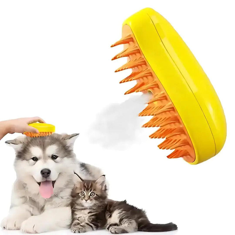 GroomPro 3 in 1 Steamer Brush