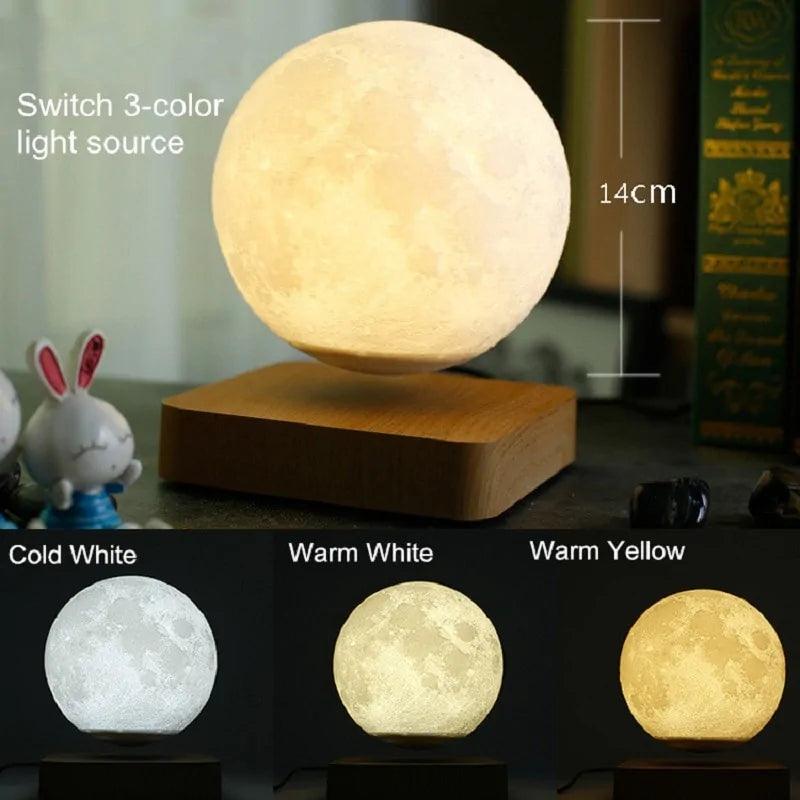 Levitating 3D Moon Lamp